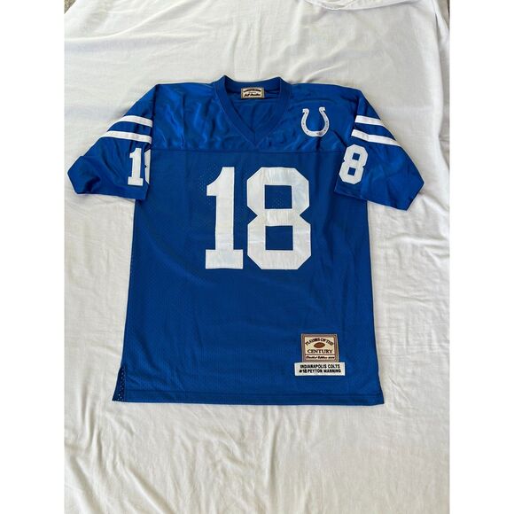 Payton Manning #18 Player of the Century Authentic Jersey Very Nice - Picture 1 of 9